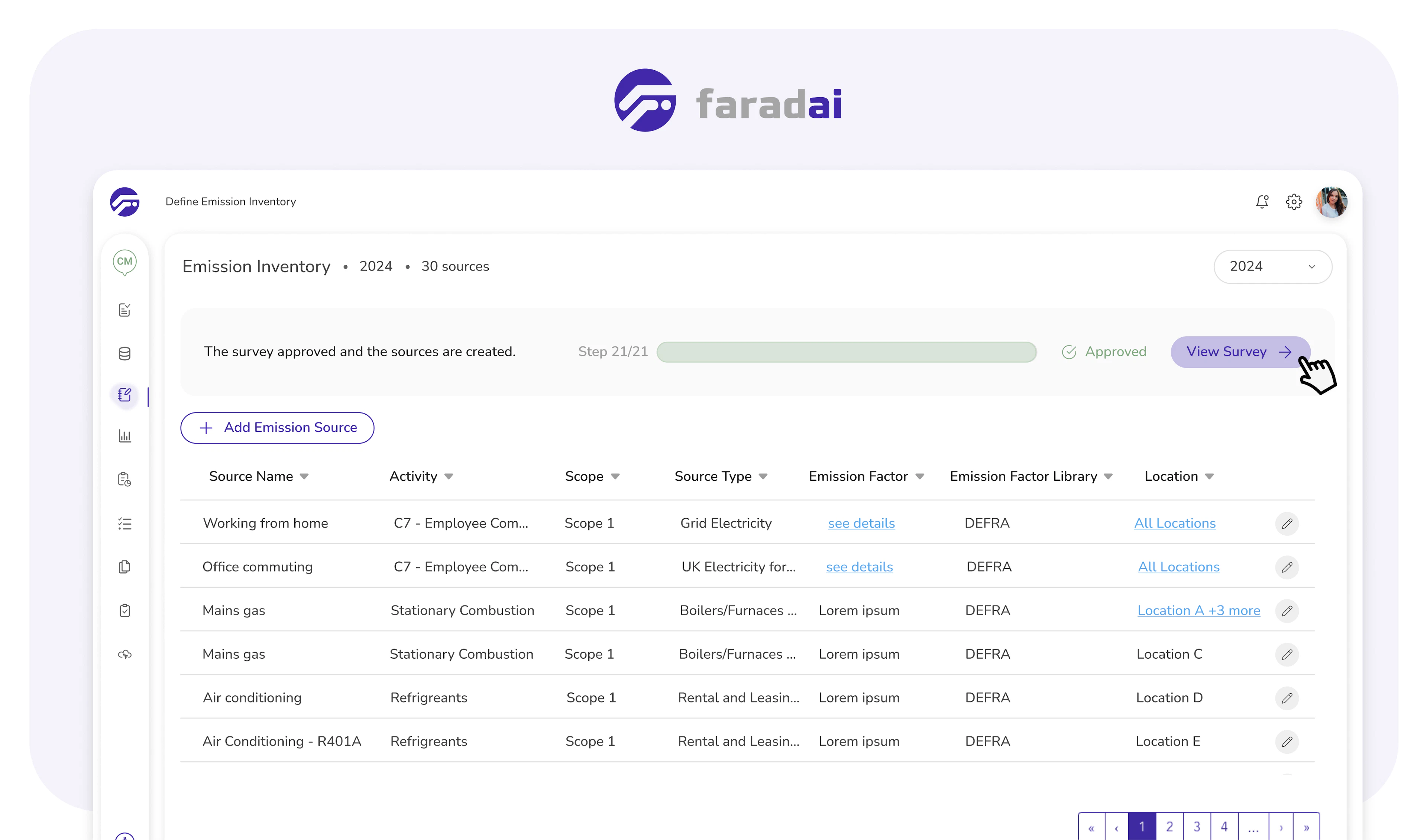 screenshot of Faradai Sustain
